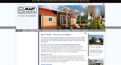 Desktop Screenshot of maatchalets.nl